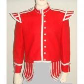 Red Piper/Drummer Tunic Doublet Jacket